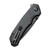 CIVIVI Brazen Flipper Knife Black G10 3.5" Tanto D2 Black Stonewash C2023C