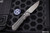 Chris Reeve Knives Large Inkosi Left-Handed Black Canvas Micarta Inlay 3.6" Drop Point Stonewash LIN1013