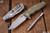 Rick Hinderer Knives Eklipse 3.5″ OD Green Harpoon Spanto Stonewash