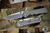 Chris Reeve Knives Large Inkosi Folding Knife Sandblasted Titanium, Blue Accents 3.6" MagnaCut Drop Point Stonewash LIN-1000