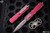 Microtech Dirac Distressed Red OTF Automatic Knife 3" Dagger Stonewash 225-10DRD