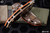 Rick Hinderer Knives XM-18 3.5" Slicer Knife Orange G10, Stonewash Bronze