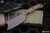 RMJ Tactical "Jackdaw" Hyena Brown Fixed Blade 3.5" Tungsten Cerakote