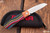 Enrique Pena Raptor Custom Front Flipper Micarta Striped 2.75" Rubbed