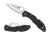 Spyderco Delica 4 Folder Knife Black FRN 2.9" Satin Serrated Drop Point C11SBK