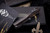 Marfione Custom 'Hera" Snakeskin DLC Titanium/Copper Fat Carbon Inlay OTF Automatic 3" Dagger Mosaic Damascus