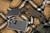 Toor Knives KARSUMBA Fixed Blade Knife Burlap Green Micarta 2.5" Karambit Black
