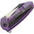 WE Knives Model 717 Valiant Purple WE717A