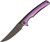 WE Knives Model 704 Purple/Black WE704F