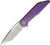 WE Knives Model 616 SW/Satin Purple WE616B