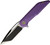 WE Knives Model 616 Black/Satin Purple WE616A