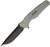 WE Knives Model 601 Black/Satin Green WE601C