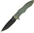 WE Knives Model 613 Green Black/Satin WE613C