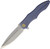 WE Knives Model 613 Blue SW/Satin WE613B