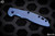 Rick Hinderer Knives XM-18 3.5" Skinny Textured Titanium Scale Stonewash Blue