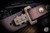 Marfione Custom "APIS" Mens Belt Distressed Dark Brown Buffalo Leather w/ Titanium Bronzed Hardware