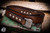 Marfione Custom "APIS" Men's Belt Brown Buffalo Leather w/ Titanium Bronzed Hardware