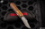 Enrique Pena Barlow Front Flipper Brown Micarta 2.6" Hand Rubbed (2021 USN G12)