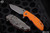 Rick Hinderer Knives XM-18 3.5" Spear Point Knife Orange G10, Working Finish