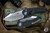 Heretic Knives Pariah Automatic Folding Knife Black, Grip Tape Inlay 4" Stonewash H048-2A