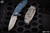 Rick Hinderer Knives XM-18 3.5" Spear Point Knife Black/Blue G10, Working Finish