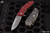 Rick Hinderer Knives XM-18 3.5" Spear Point Knife Red G10, Stonewash Finish