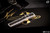 Marfione Custom UTX-70 Black 416 Stainless/Carbon Fiber Inlay OTF Automatic 2.4" Dagger Mirror Polish