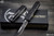 Microtech UTX-85 II Stepside OTF Automatic Knife 3" Drop Point Black Serrated 231II-2TS
