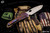 Medford 187 DP Bronze/Violet Fade Frame Lock Knife 3.75" D2 Tumbled