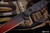 Toor Knives Anaconda "Slasher" Fixed Blade Knife Black G10 3.75" Crimson/Shadow Black Fade