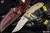 Rick Hinderer Emmett Green Micarta Fixed Blade Knife 3.83" Bowie Stonewash