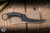 Bastinelli Knives "Mako" Black G10 Fixed Blade Knife 4.5" Upswept PVD