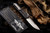 Microtech Scarab II Silver Carbon Fiber OTF Automatic Knife S/E Stonewash 278-10SCF (Preowned)