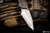 RIP Knives Custom "Fury" Titanium Blasted Timascus Clip 3.25" Satin Chisel Blade