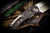 Heretic Knives "Pariah" Customized CF Inlay Dual Action Folding Knife Black 4" Stonewash H048-2A-Preowned