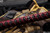Bastinelli Knives "Kick Ass" Red Tsuka Wrap Menuki Black Long Stick 28"