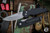 ProTech TR-3 X1 Tactical Response Automatic Knife Black Fish Scale Aluminum 3.5" 154-CM Drop Point Stonewash TR-3X1SW