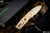 Protech Runt 5 Limited Bronze Aluminum Automatic Knife 1.9" Stonewash Wharncliffe R5110