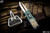 D Rocket Designs Tallin Green Anodized Alien Single Action OTF Knife 1.9" Dagger