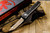 Microtech Ultratech OTF Automatic 3.4" Tanto Apocalyptic Bronze Serrated 123-14AP