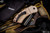 Kansept Knives XL Korvid Liner Lock Knife Brown Micarta (3.5" Cleaver Black)