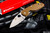 Spyderco Efficient Liner Lock Knife Brown G10 3" Satin Serrated C216GPSBN