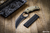 Bastinelli Knives Harpy OD Green Karambit Fixed Blade Knife 3.25" Black Stonewash