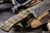 Stroup Knives Custom BK1 Fixed Blade Knife Camo Canvas Micarta 7.75" Textured Drop Point BK1-CAMO-C-S