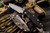 Rick Hinderer Knives XM-18 3.5" Recurve Knife Black G10, Battle Bronze