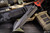 Heretic Knives Nephilim Fixed Blade Knife Red/Black G10 6.5" Dagger DLC Black H003-6A-REDBLK