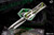 Heretic Knives Custom "Colossus" Stainless/Toxic Green CF Inlay 3.5" Mirror Polish Tanto