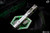 Heretic Knives Custom "Colossus" Stainless/Toxic Green CF Inlay 3.5" Mirror Polish Tanto