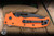 Demko Knives AD20.5 Shark Lock Folding Knife Orange Grivory 3" AUS-10A Clip Point
