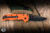 Demko Knives AD20.5 Shark Lock Folding Knife Orange Grivory 3" AUS-10A Clip Point